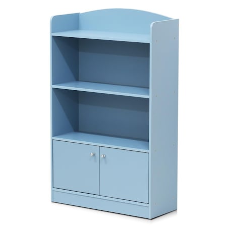 Highkey Kidkanac Bookshelf with Storage CabinetLight Blue LR911595
